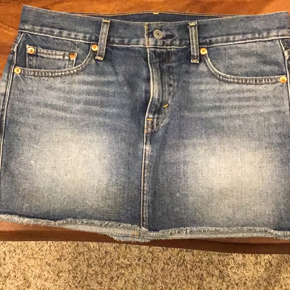 Denim blue Jean skirt